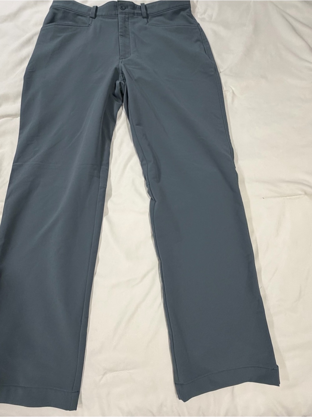Nike Golf Performance Pants 34x32 Gray Dri-FIT Chino Golf Stretch Logo Swoosh